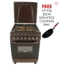 ARMCO GC-F6631FX(TDF) – 3Gas+1Electric, 60X60 Oven+Grill, One Touch Auto ignition, Rotisserie, Mechanical Timer, Terre De France.