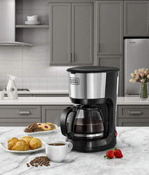 BLACK+DECKER DCM750S-B5 10 Cup Drip Coffee Maker - Black & Silver