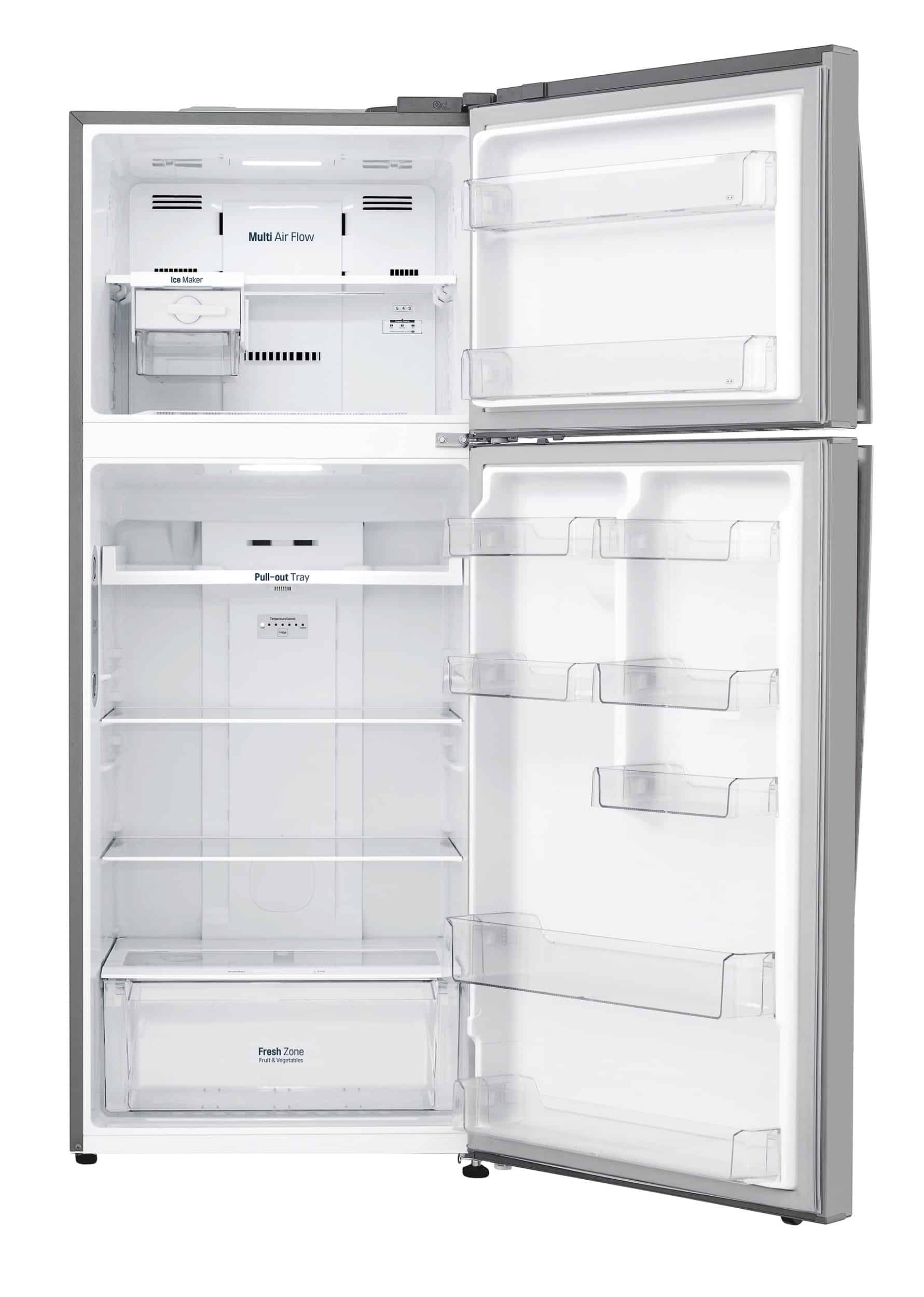 LG GL-C652HLCM Top Mount Freezer Fridge, 438 L - Smart Inverter Compressor, HygieneFresh+™, LinearCooling™