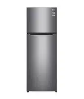 LG GL-G362SLBB Top Mount Freezer Fridge, Smart Inverter Compressor, Door cooling technology, No Frost, 286L - Silver