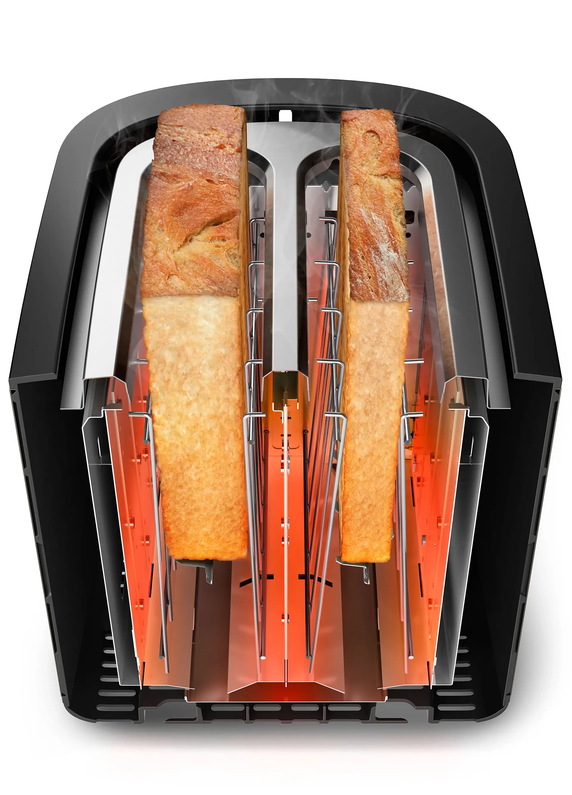 Philips HD2650/31 Toaster - Black & Cooper