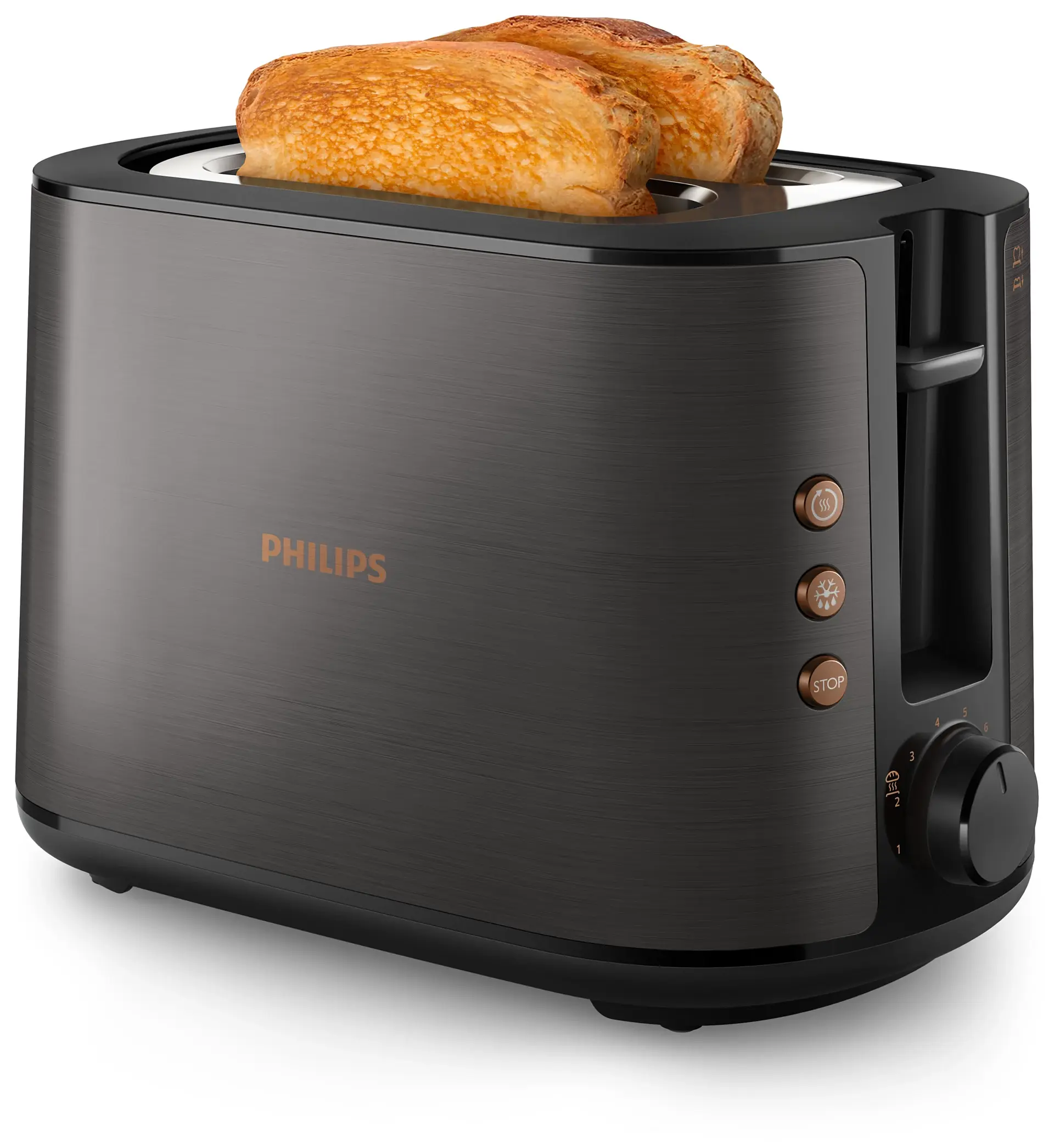 Philips HD2650/31 Toaster - Black & Cooper