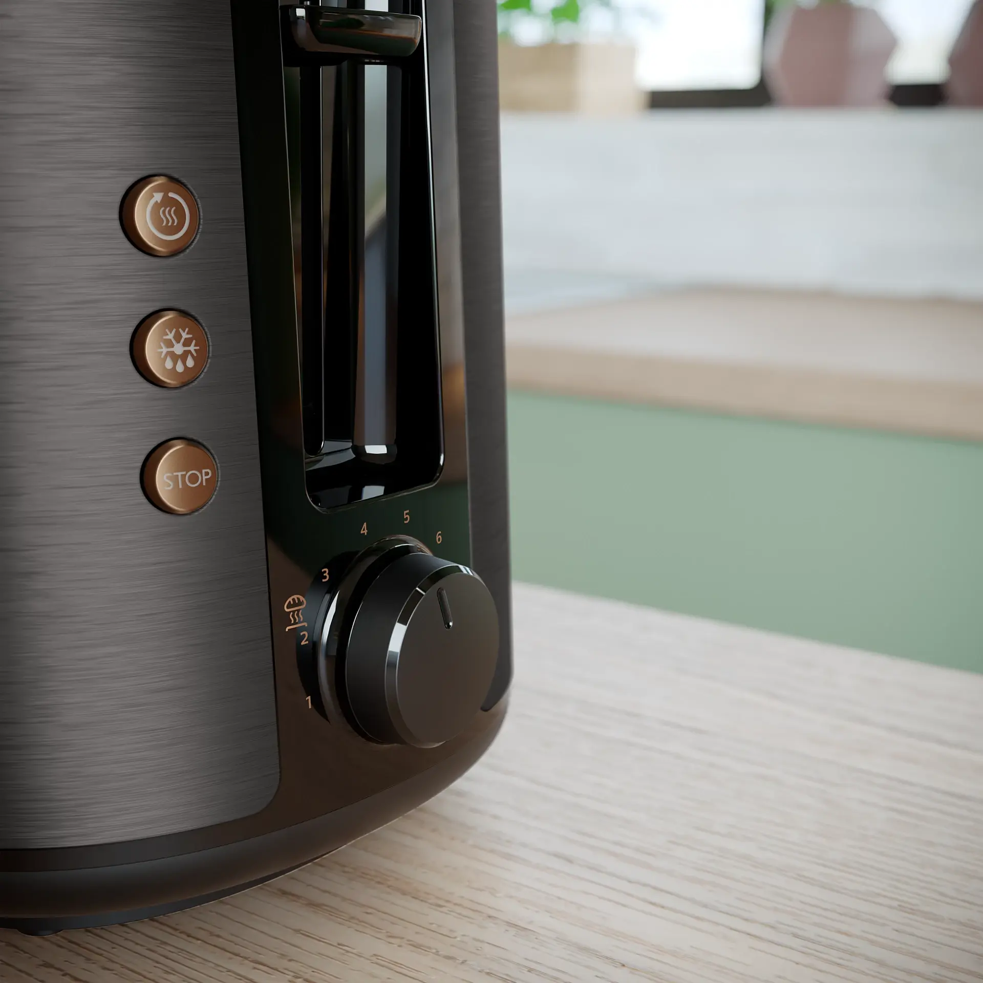 Philips HD2650/31 Toaster - Black & Cooper