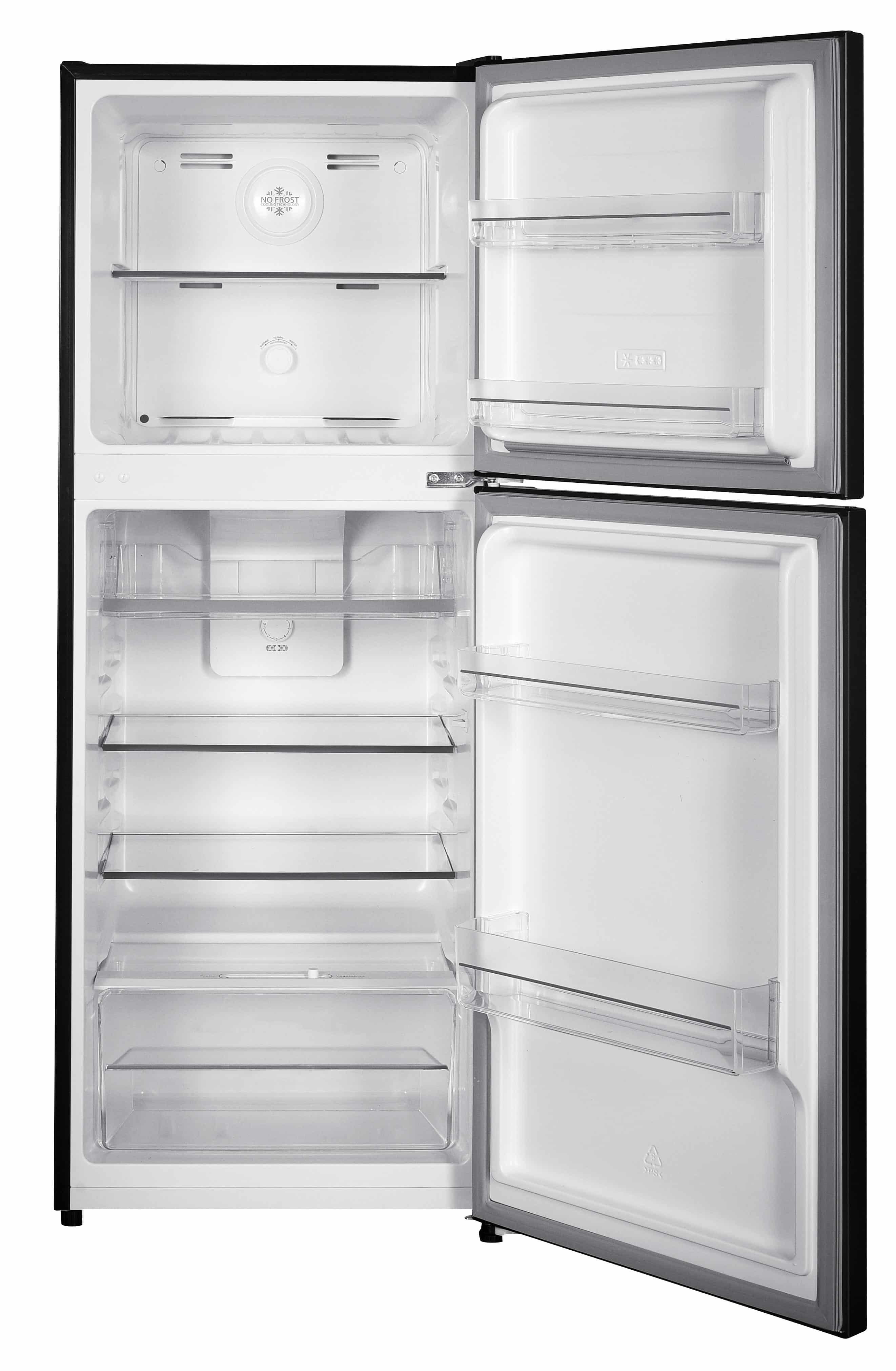 VON VRT-197NRAK Double Door Fridge, Top Mount Freezer No Frost- 197L
